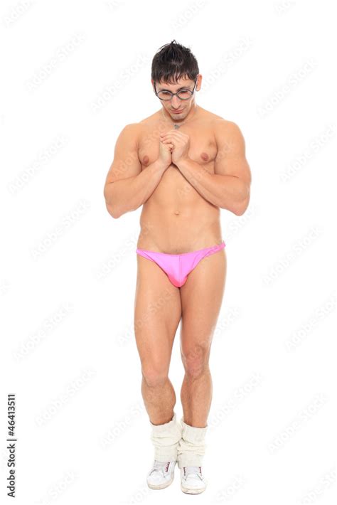 Muscular Sexy Naked Dancer Posing In The Studio Stock Photo Adobe Stock