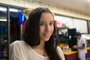 Mischievous Brunette Babe In Black Pantyhose Worn On Her XXX Dessert