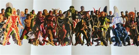 The Alex Ross Marvel Comics Poster Book Disney Nerds