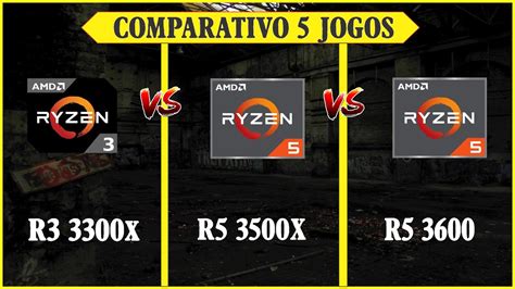 Ryzen 3 3300x Vs Ryzen 5 3500x Vs Ryzen 5 3600 Youtube