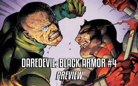 Marvel Preview Daredevil Black Armor Comic Book Club