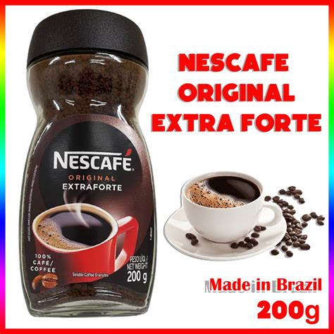 Nescafe Original Extra Forte Coffee 200g Made In Brazil Shopee