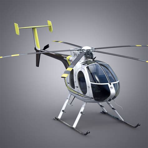 Md Helikopters Md 500 3d Model 149 Max Dae Fbx Obj Free3d