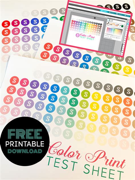 Silhouette Studio Color Chart (V4): Free Download - Silhouette School