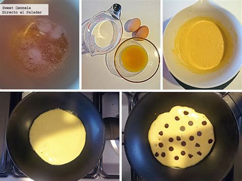 Hot cakes esponjosos con chispas de chocolate Receta fácil
