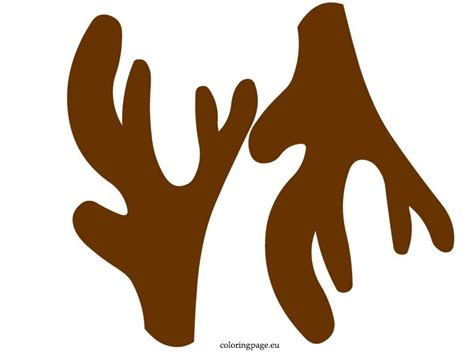 Reindeer Antler | Coloring Page