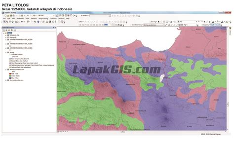 Shp Peta Litologi Seluruh Indonesia Format Shapefile Lapak Gis