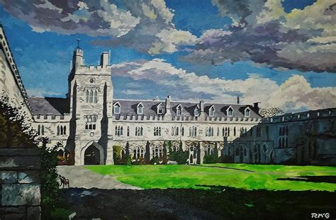 University College Cork Painting by Rick McGroarty