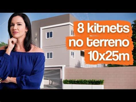 A Woman Standing In Front Of A House With The Words Kitnets No