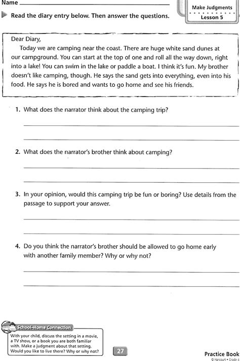 Mrs Hammerbergs Reading Class 4th Grade Homework Due 101