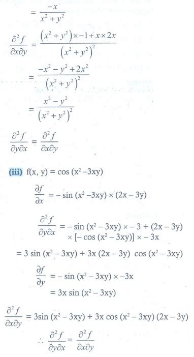 Exercise 8 4 Partial Derivatives Problem Questions With Answer Solution