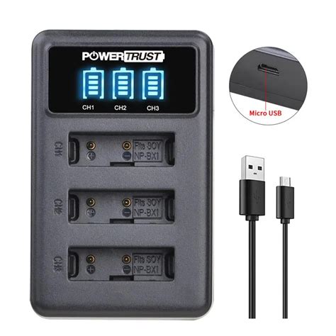 Pcs Np Bx Npbx Np Bx Bx Led Usb Port Battery Charger For Sony