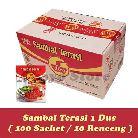 Jual Finna Sambal Terasi Uleg Sachet Renceng Dus Sachet