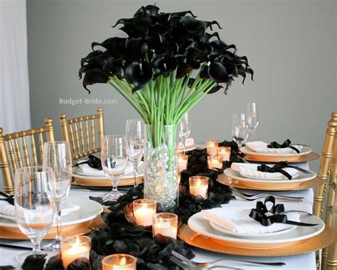 Black Calla Lily Wedding Reception Vases Perfect For Diy Centerpieces