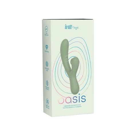 Vibrador duplo recarregável Oasis Nude Intt
