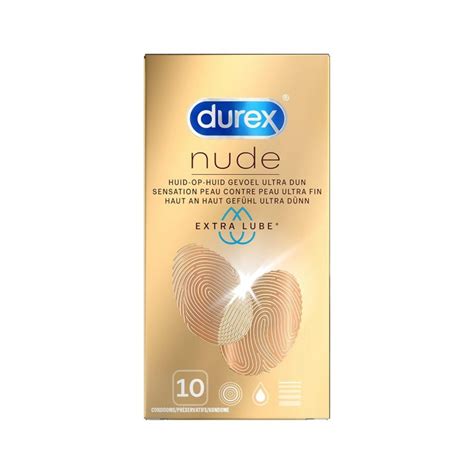 Durex Nude Extra Lube Stuks Postcondooms Nl