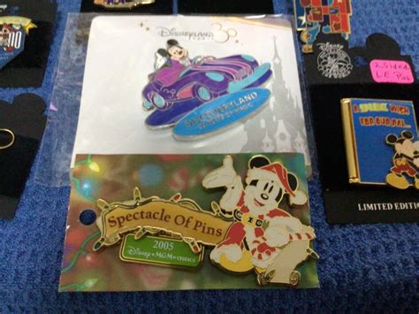 Disney 10 Pin Lot Mickey Events Spectacle Of Pins Anniversary LE Cast