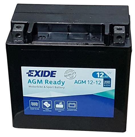 Exide Motor Akkumulátor 12Ah Bal AGM BTX14