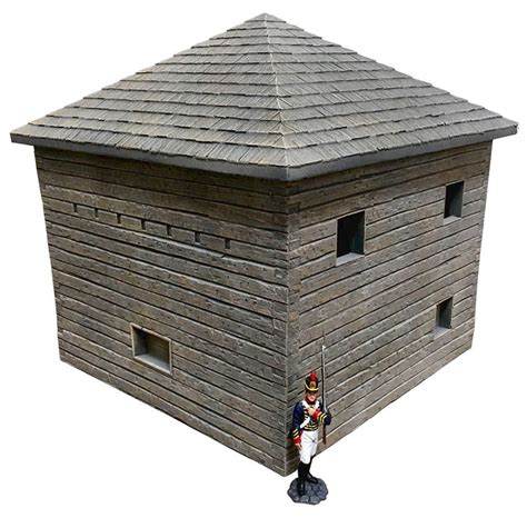 Ha2099 Wooden Frontier Blockhouse