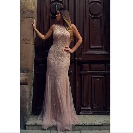 VESTIDO NUDE Boutique Glamour Conil