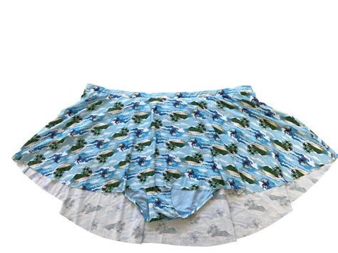 Disney Hot Topic Swim Skirt Plus Size Lilo Stitch Retro Beach Flirty