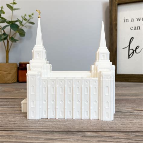 Brigham City Utah Latter-day Temple Model Statue LDS the - Etsy