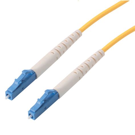 Fiber Optic Patch Cord Simplex Lc To Lc Single Mode Fiber Ofnryellow 30mm Jacket 3m