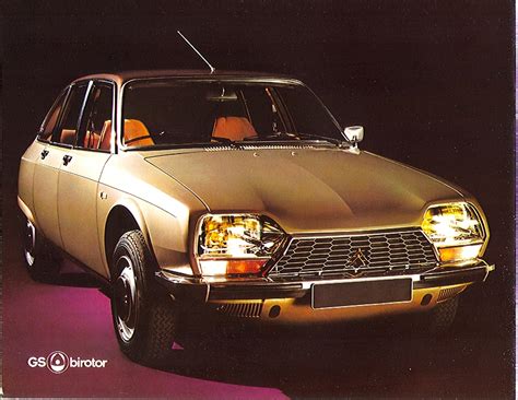 1974 75 Citroen GS Bi Rotor Brochure