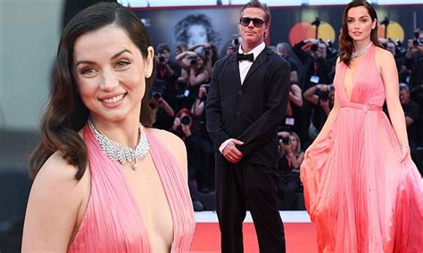 Ana De Armas Channels Marilyn Monroe With Brad Pitt At Blonde Premiere During Venice Film