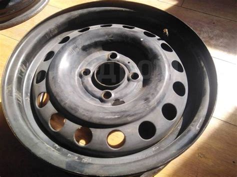 Один диск Nissan Original R14, из Японии, штамповка, 14", 1 шт, 4x100 ...