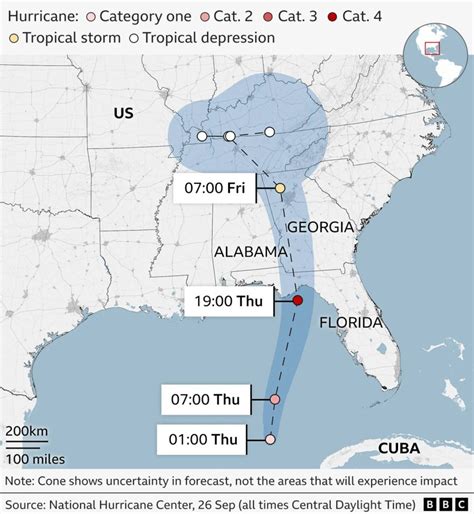 Severe Hurricane Helene Is Seen On Satellite Images Live Updates