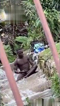 Jamaican Trade Naked Playing With Big Dick In Public ThisVid