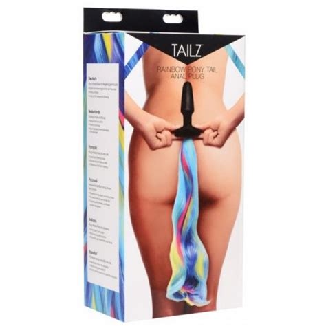 Tailz Rainbow Pony Tail Anal Plug Sex Toys At Adult Empire
