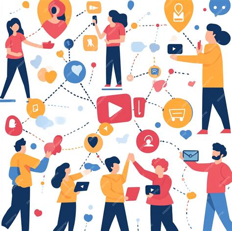 A visual representation of social media influencer partnerships and