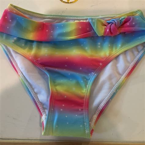 Shekini Swim Shekini Pastel Tiedye Bikini Bottoms Size 7y Poshmark
