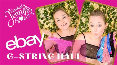 G Strings From Ebay Try On Haul Swedish PAWG Nude Youtube Video Ytbare
