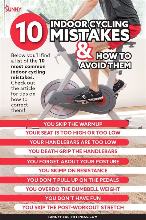 10 Indoor Cycling Mistakes To Avoid Fix Indoor Cycling Benefits