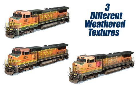 Bnsf H2 B40 8w 500 599 Rrmods Ca