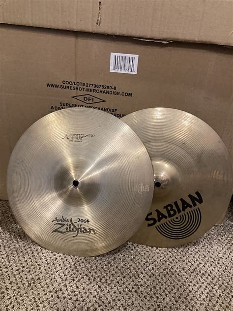 Zildjian Sabian 14 A Mastersound AA Regular Hihat Cymbals Reverb