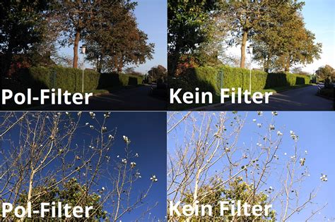 Pol-Filter und UV-Filter