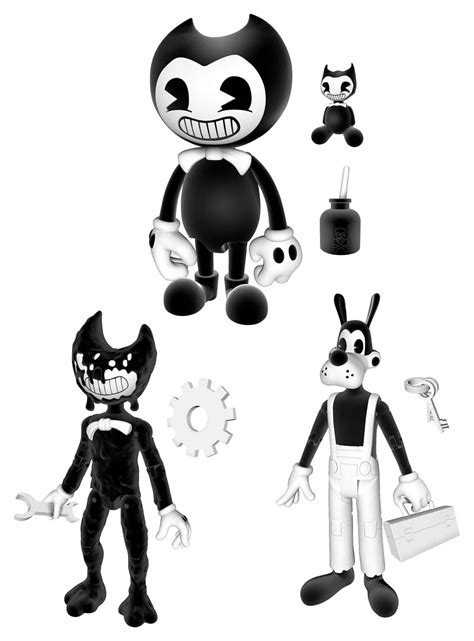 Bendy and the Ink Machine Akční Figures 13 cm Sada (6) Phat Mojo