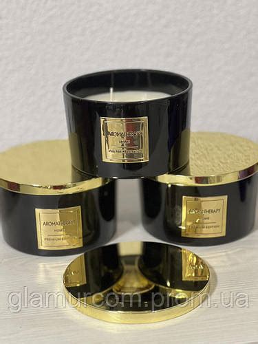 Купить Ароматизированная черная свечка Aromatherapy home Premium ...