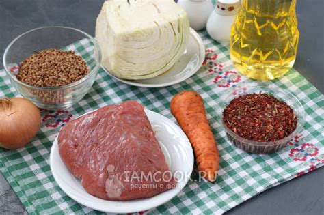 Гречка с говядиной и капустой в сковороде — рецепт с фото пошагово