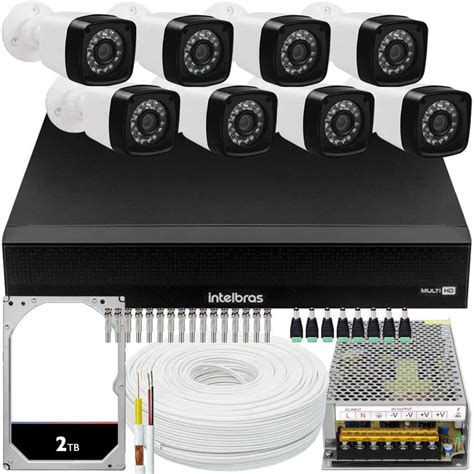 Kit Cftv C Meras Full Hd Mp Dvr Kabum