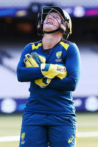 Australian wicket-keeper Alyssa Healy achieves highest cricket ball ...