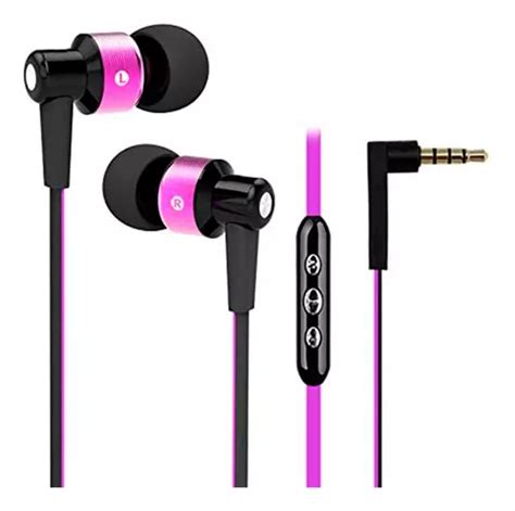 Auriculares intraurales Eaf0111 7 rosa con micrófono MercadoLibre