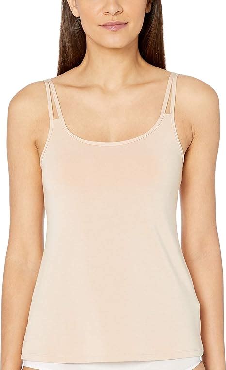 Amoena Women S Valetta Pocketed Camisole W Built In Shelf Bra Nude At