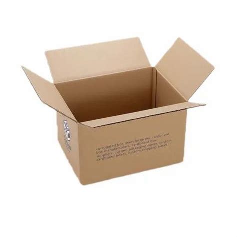 Brown Kraft Paper 7 Ply Printed Corrugated Box At Rs 60 Piece In Kanpur