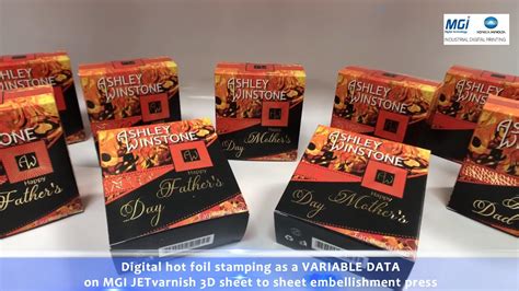 MGI S Variable Data Digital Hot Foil Stamping MGI Digital Technology