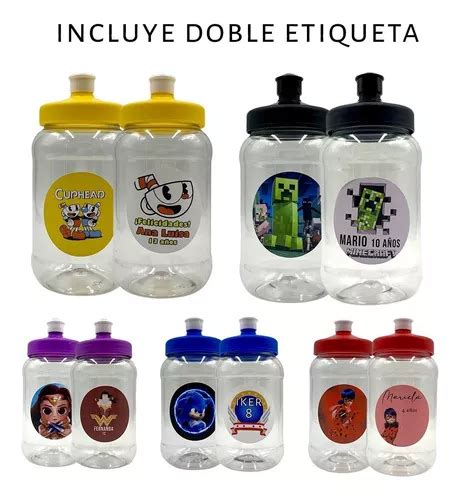 Cilindros Dulcero Fiesta Infantil Personalizado 500 Ml X 100 En Venta